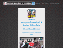Tablet Screenshot of korbanaqiqah.com.my